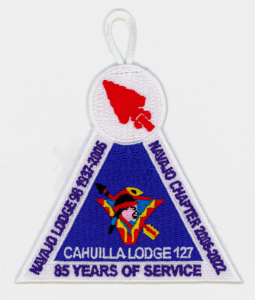 Cahuilla Lodge # 127 X? 2022 Navajo 85 Years Patch