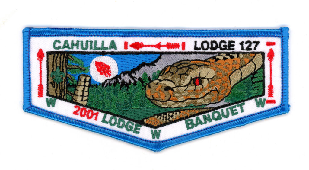 Cahuilla Lodge # 127 ef2001-1 2001 Lodge Banquet Pocket Flap