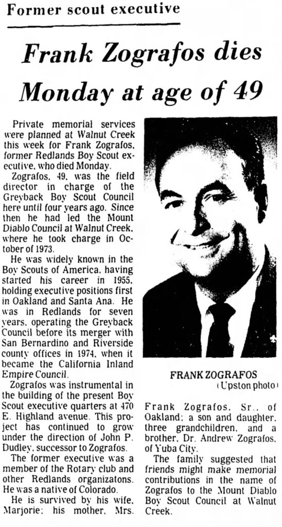 Frank Zografos dies Monday at age of 49