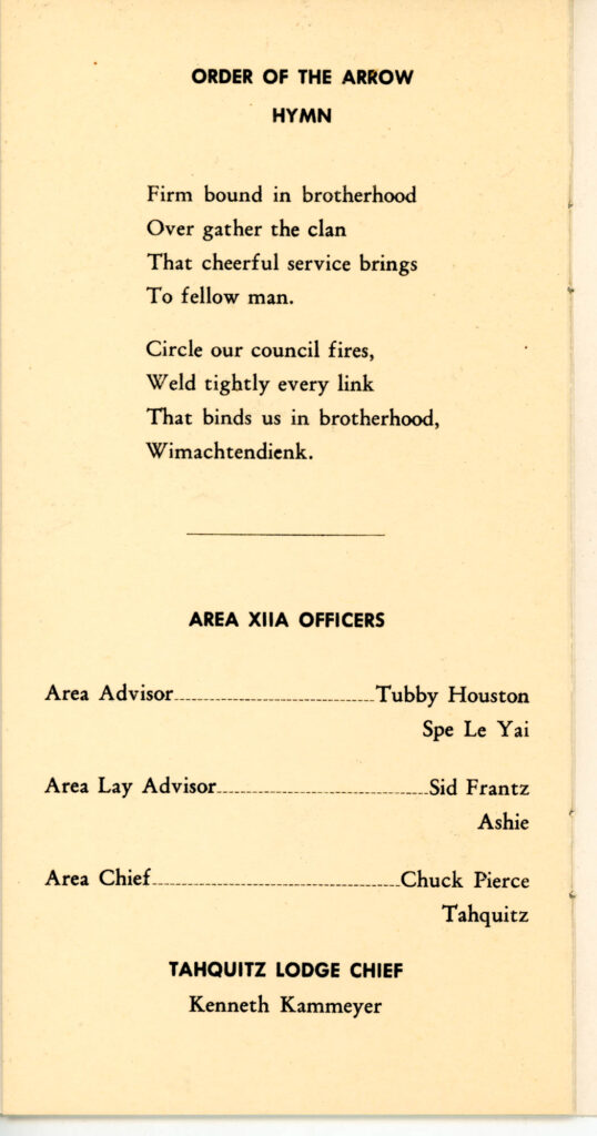 1955 Area 12-A Conference Booklet Page 6