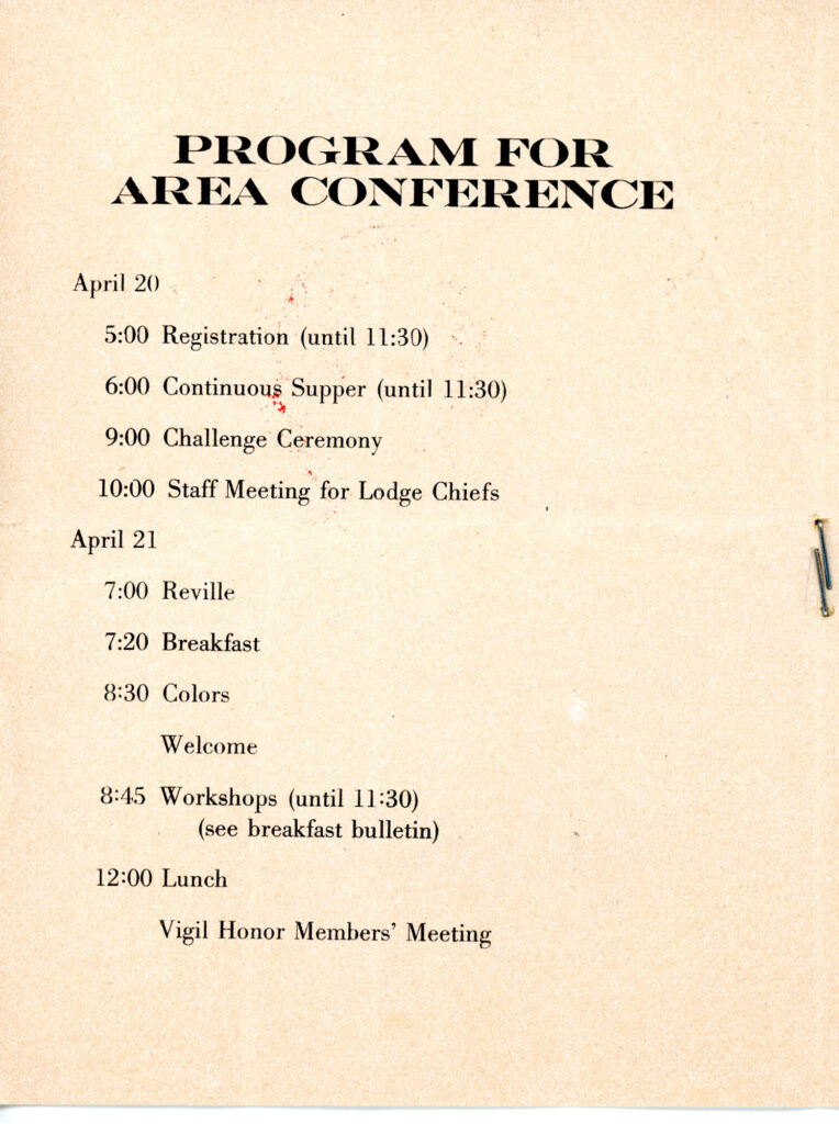 1956 Area 12-E Conference Booklet Page 4