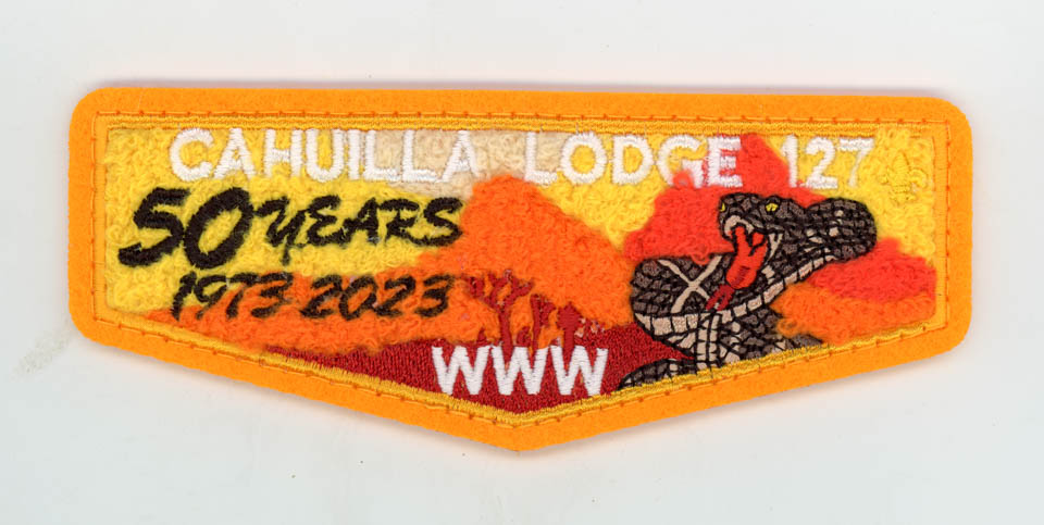 Cahuilla Lodge # 127 C? 50th Anniversary Chenille