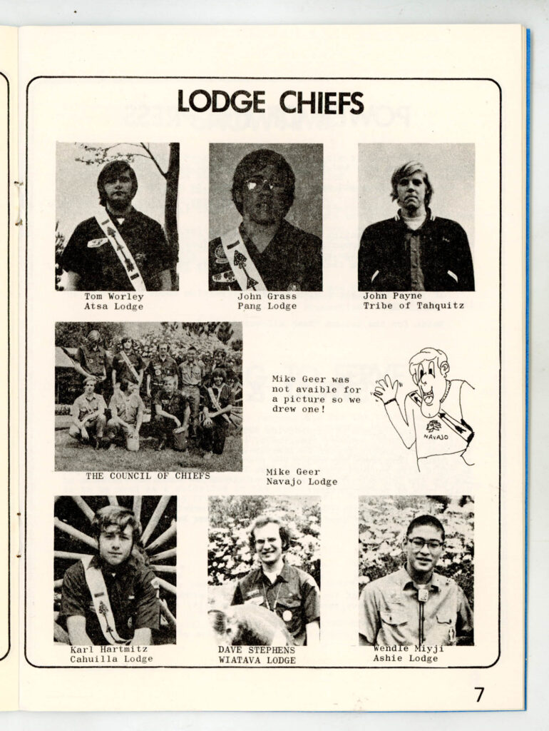 1974 Section W4B Conclave Booklet