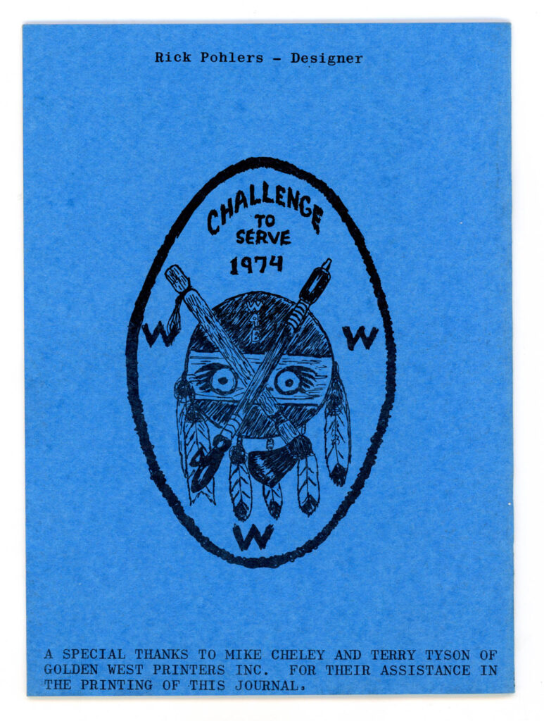 1974 Section W4B Conclave Booklet