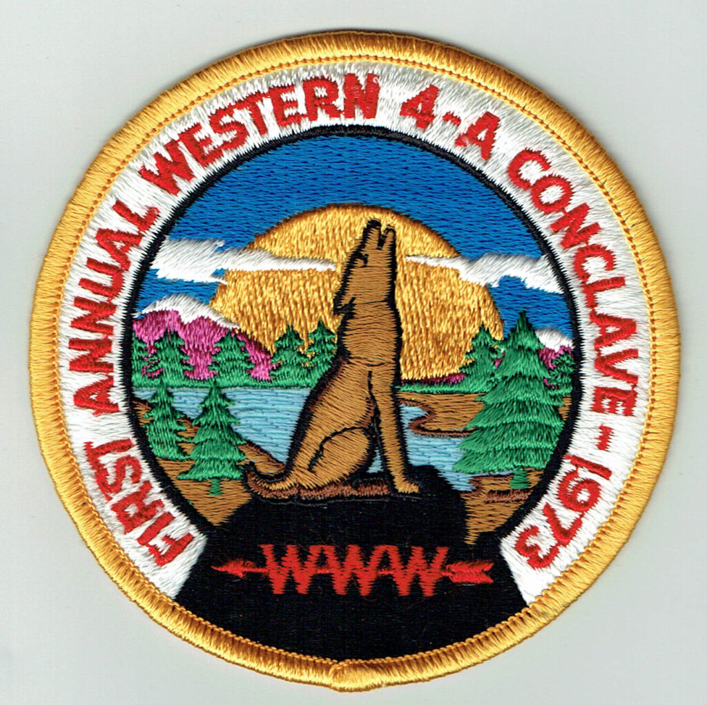 1973 Section W4A Conclave Council of Chiefs - Staff Patch