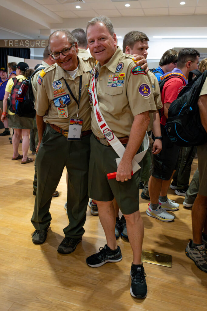 Bill Topkis and Tim Brown at the 2024 NOAC GEO Museum