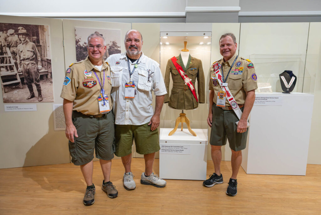 Chris Grove, Tico Perez, and Tim Brown, at the 2024 NOAC GEO Museum