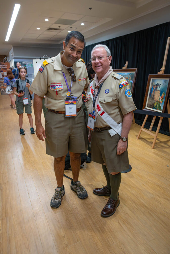 Devang Desai and Nelson Block at the 2024 NOAC GEO Museum