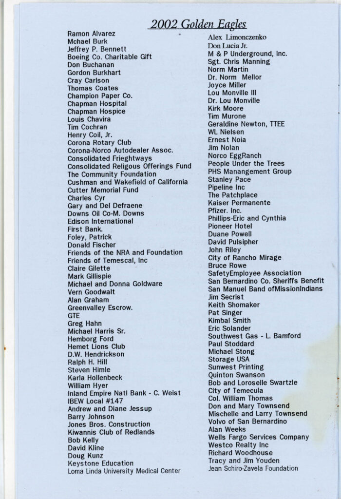 2003 - 2002 CIEC Annual Recognition Dinner Program