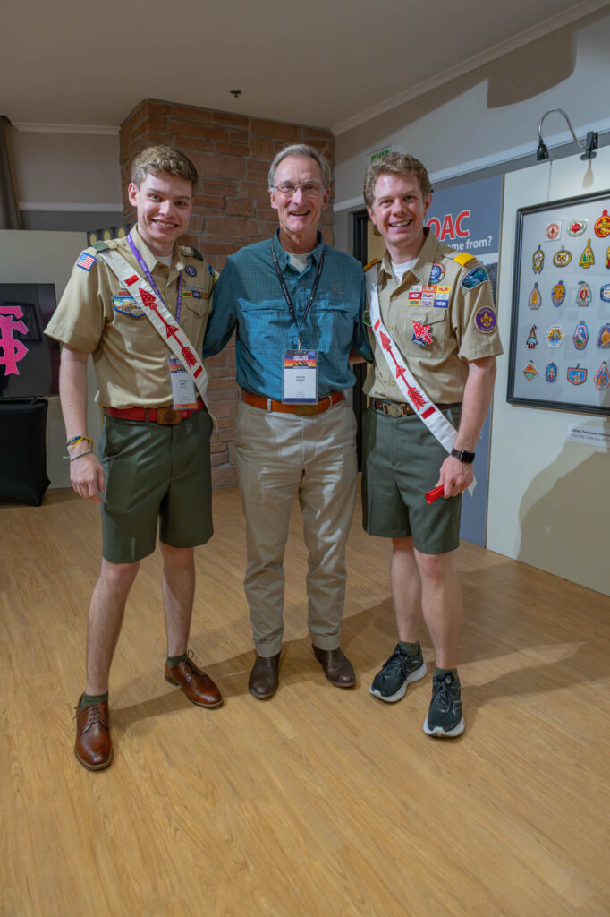 Karsten Smith, Roger Krone, and Bradley Taylor, at the 204 NOAC GEO Museum