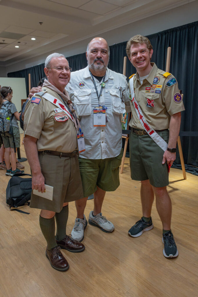 Nelson Block, Tico Perez, and Bradley Taylor, at the 2024 NOAC GEO