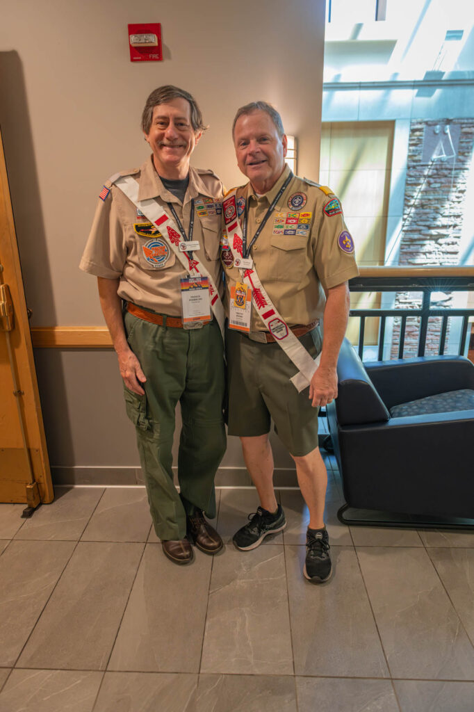 Dr. Francis Podbielski and Tim Brown at the 2024 NOAC GEO Museum