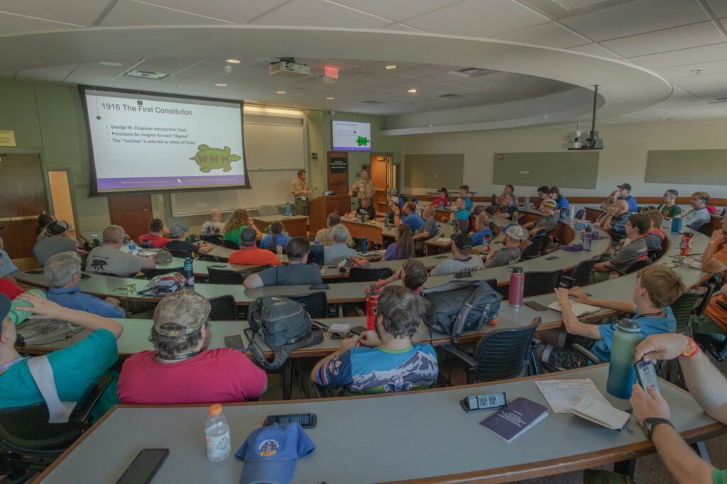 Bradley Taylor and Tim Brown Teaching History At 2024 NOAC